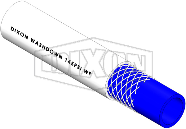 PVC Park & Dairy White Washdown H060 Hose