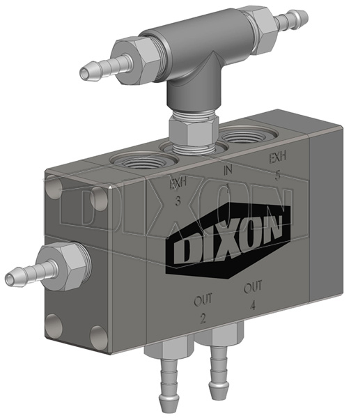 Anfo Loader Remote Control Pilot Valve Assembly