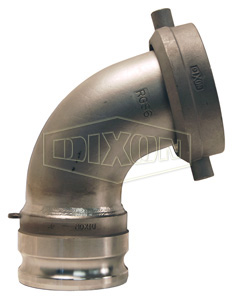 Railroad Tank Car Connection x 20° Cam & Groove Adapter