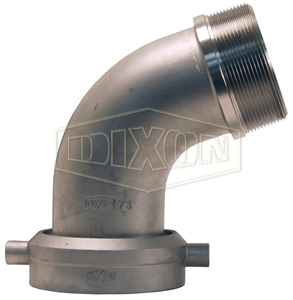 Railroad Tank Car Connection x Male NPT Elbow