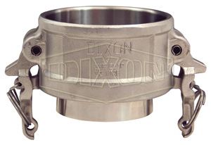 Boss-Lock™ Cam & Groove Coupler x Butt Weld to Tube End