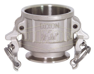 Cam & Groove Coupler x Clamp End