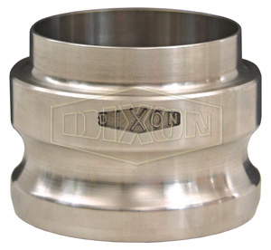 Dixon™ Cam & Groove Adapter x Butt Weld to Tube End