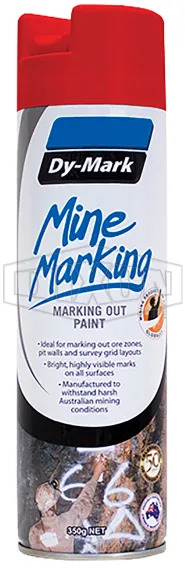 Dy-Mark® Mine Marking Paint - Vertical Spray
