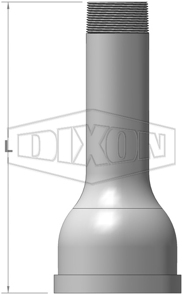 Shouldered End Reducing Adapter Screwed BSP