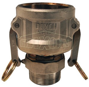 Cam & Groove Reducing Type B Coupler x Male NPT