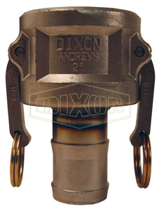 Cam & Groove Reducing Type C Coupler x Hose Shank