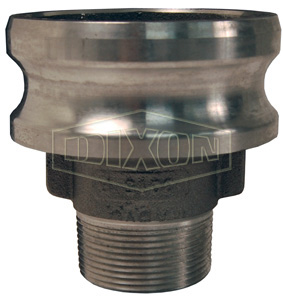 Cam & Groove Reducing Type F Adapter x Male NPT