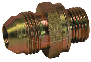 Male JIC 37° Flare x Male Metric Parallel Thread