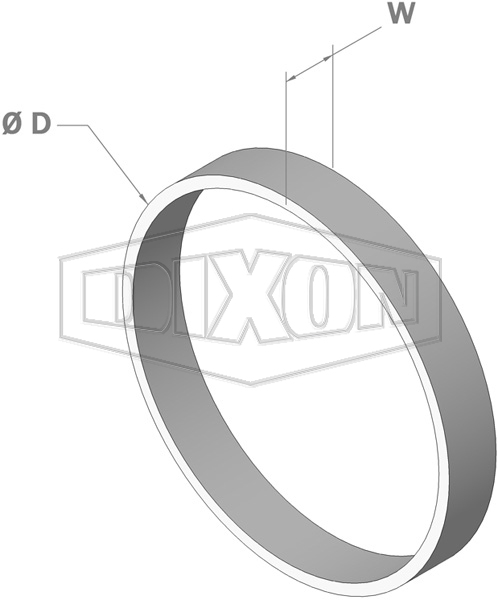 Shouldered Weld Ring