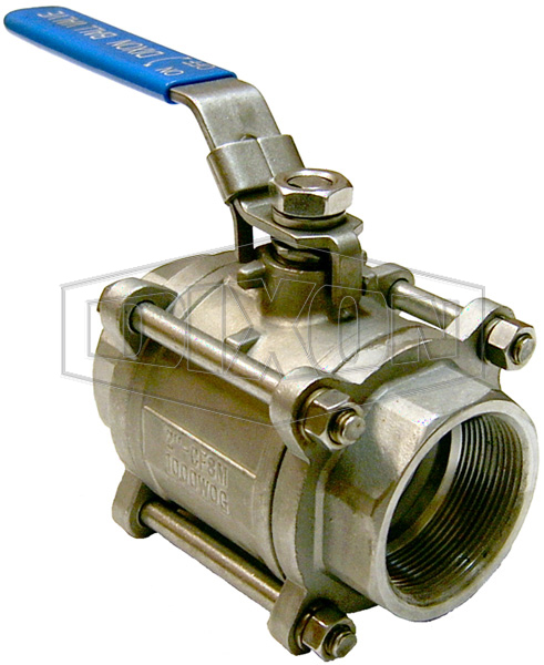 3 Piece Locking Stainless Steel Ball Valve BSP