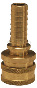 DQC E-Series Straight Through Interchange Hose Barb Coupler