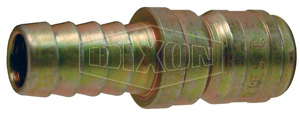 DQC E-Series Straight Through Interchange Hose Barb Plug