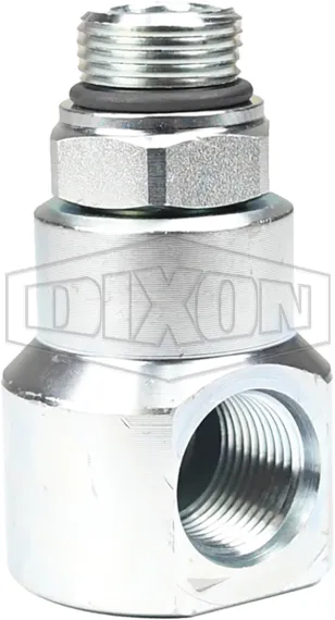 Super Swivels® Male ORB x Female ORB 90° Straight Inline Swivel