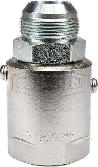 Super Swivels® Male JIC 37° x Female NPTF Inline Swivel