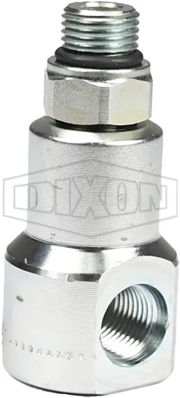Super Swivels® Male ORB x Female ORB 90° Straight Inline Swivel