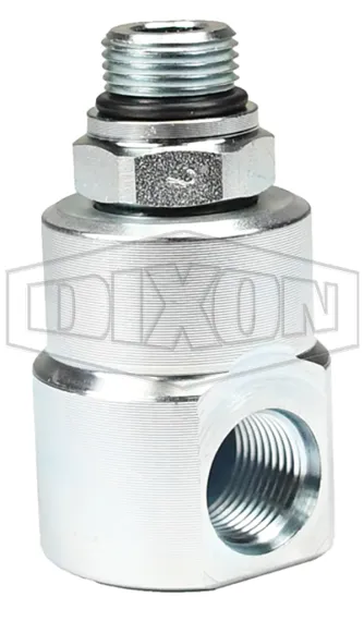 Super Swivels® Male ORB x Female ORB 90° Straight Inline Swivel