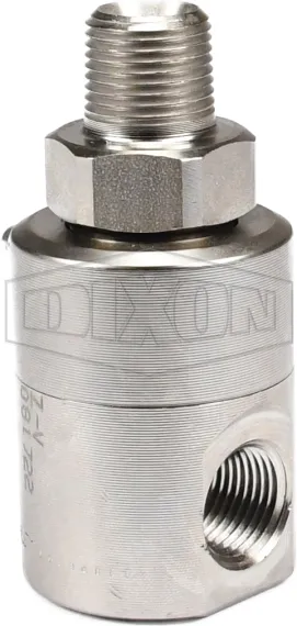 Super Swivels® 90° Male NPTF x Female NPTF Inline Swivel