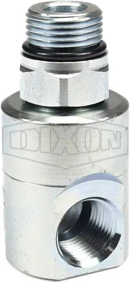 SuperSwivels® Male ORB x Female NPTF 90° Straight Inline Swivel