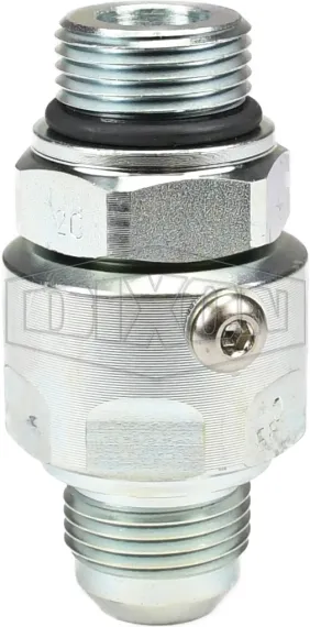 Super Swivels® Male ORB x Male JIC 37° Inline Swivel