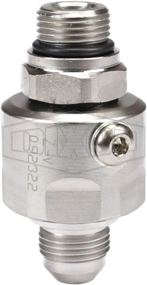 Super Swivels® Male ORB x Male JIC 37° Inline Swivel
