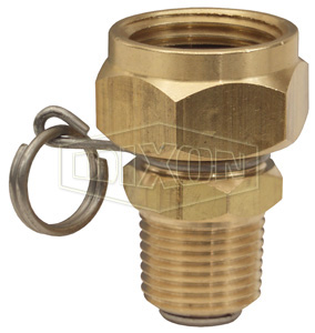 Straight Swivel x GHT Thread Connector for Spray Gun