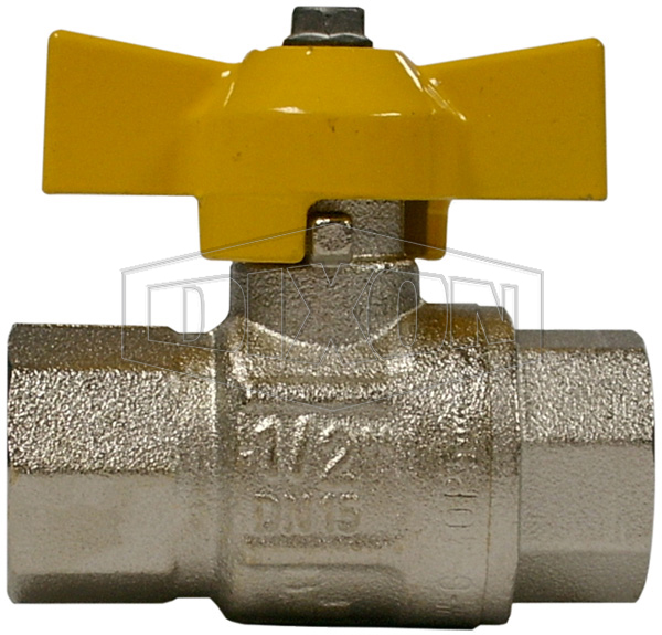 Ball Valve AGA Certified T-Handle Brass BSP
