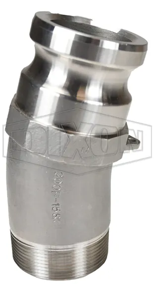 Dixon Cam & Groove 15° Type F Adapter x Male NPT Elbow