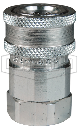 DQC V-Series Snap-Tite H/IH Interchange Valved Female Coupler