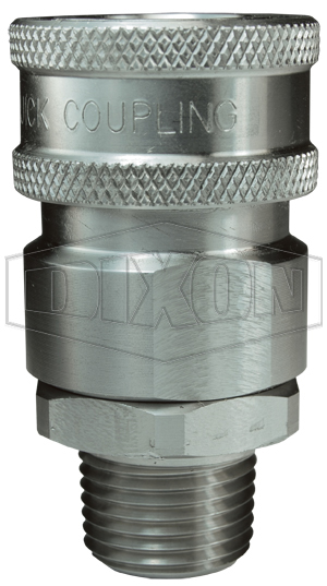 DQC V-Series Snap-Tite H/IH Interchange Unvalved Male Coupler