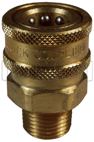 DQC V-Series Snap-Tite H/IH Interchange Unvalved Male Coupler