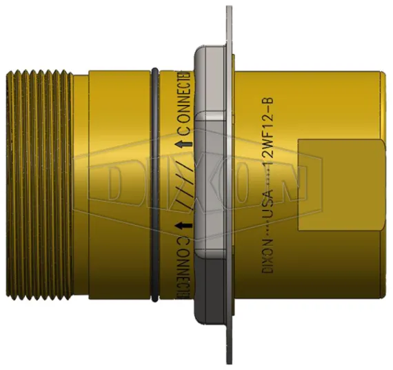 W-Series Wingstyle Interchange Female Plug with Flange