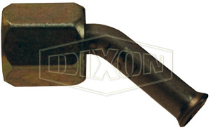 45° Elbow Female Weld End Metal Hose Fitting