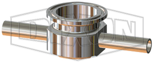 BioPharm Weld x Weld x Clamp Instrument Tee