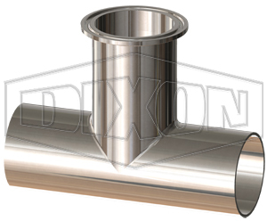 BioPharm Weld x Weld x Clamp Tee